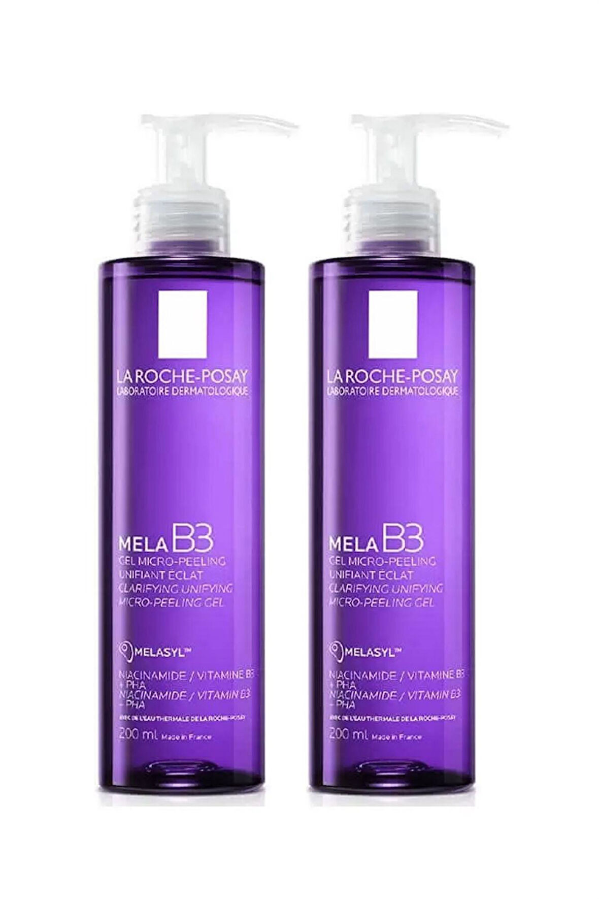 La Roche Posay Mela B3 Koyu Leke Karşıtı Temizleme Jeli 200 Ml 2 Adet