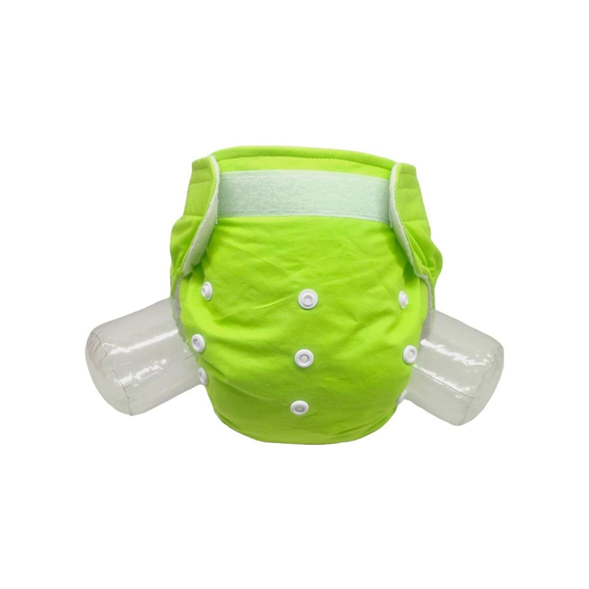 BEZHANE Baby YBB Yıkanabilir Cırt Cırtlı Bebek Bezi Cepli Neon Yeşil (3kg-12kg)