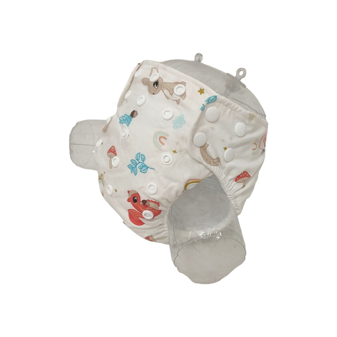 BEZHANE Baby YBB Yıkanabilir Bebek Bezi Cepli Sincap Desen(3kg-12kg)