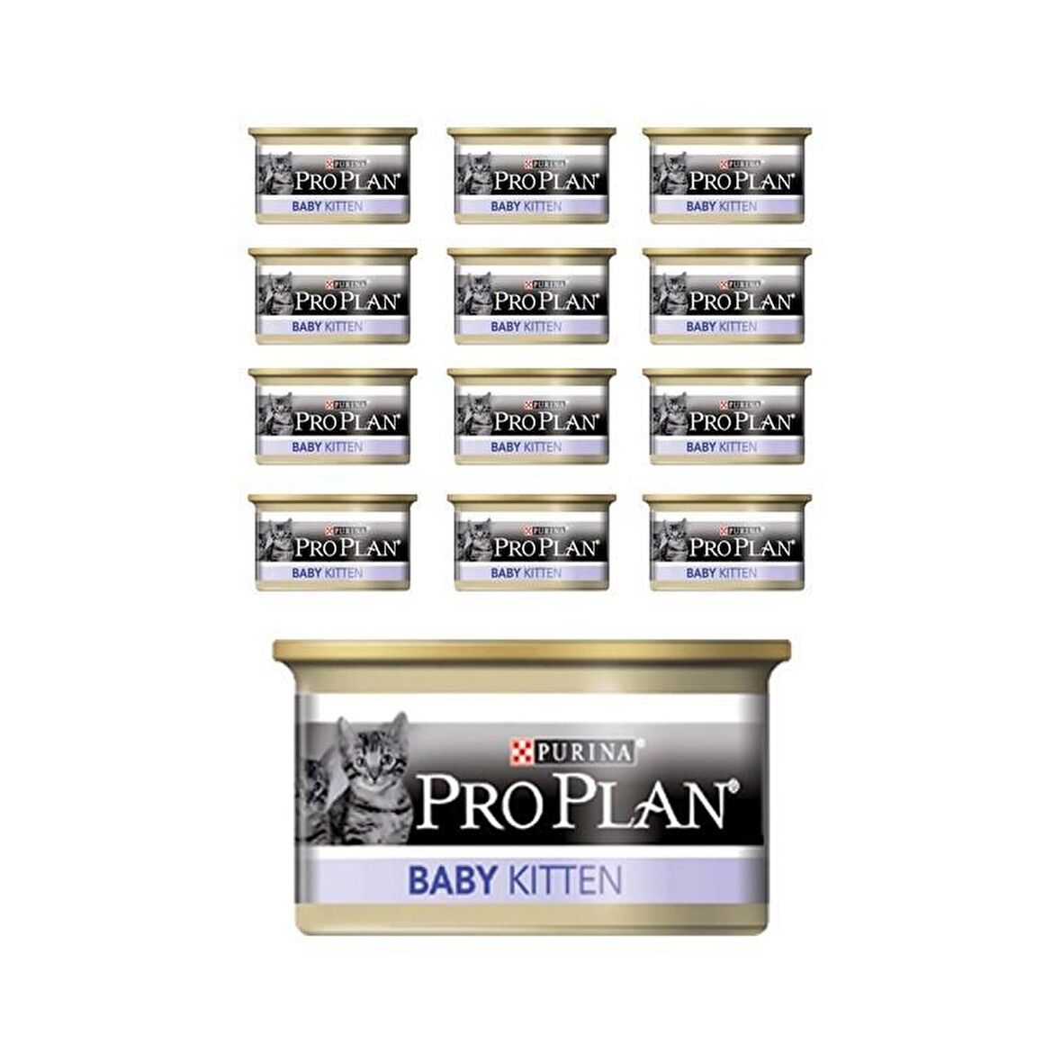 Pro Plan Baby Kitten Tavuklu Kedi Konserve 85 gr x 12'li