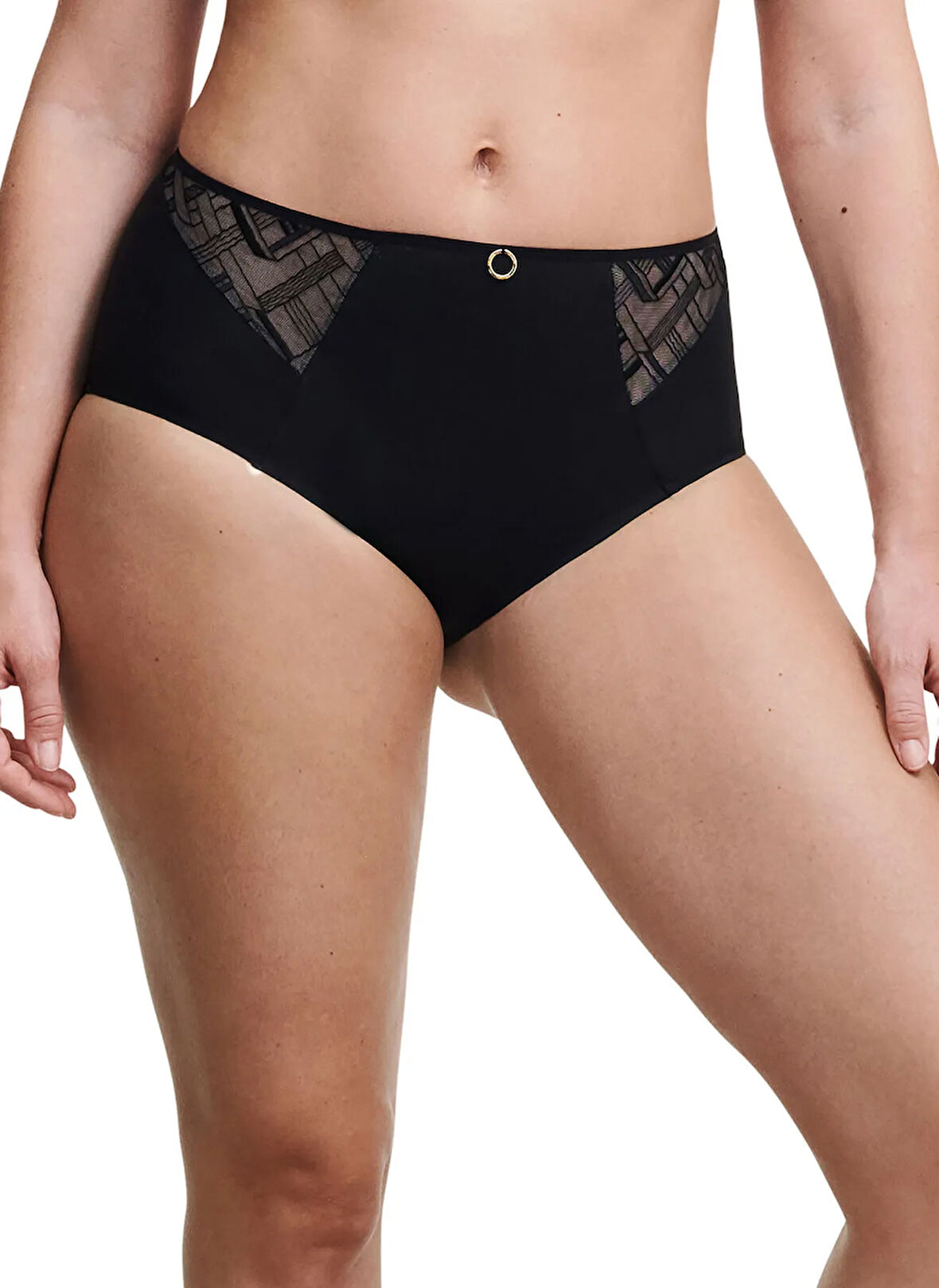 Chantelle Siyah Kadın Yüksek Bel Külot C21S80 CHANTELLE