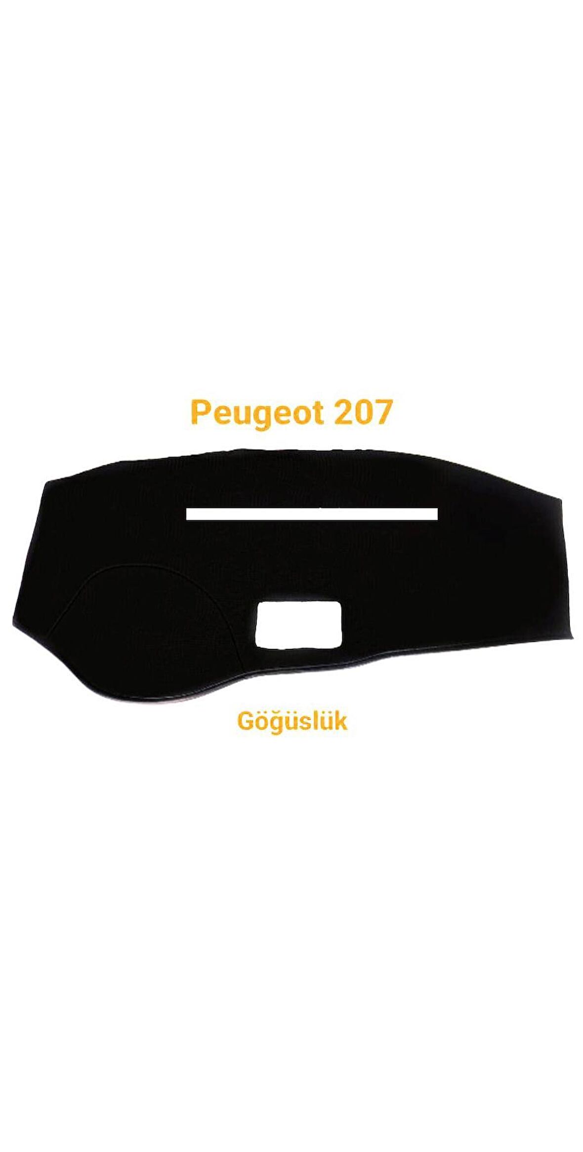 PEUGEOT 207 3 BOYUTLU VİP DERİ TORPİDO KORUYUCU