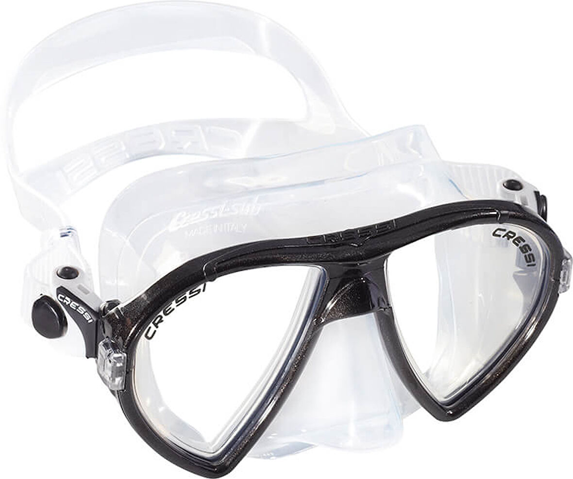 Cressi Ocean Dalış Maskesi CLEAR-FRAME BLACK 