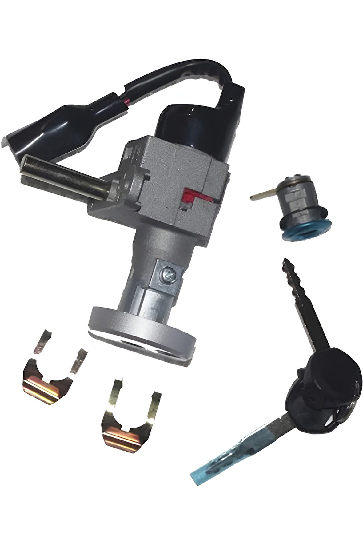 Cappucino 50 cc- 125 cc Kontak Seti Torpido Çekmece Kiliti Dahil Set -Supermoto