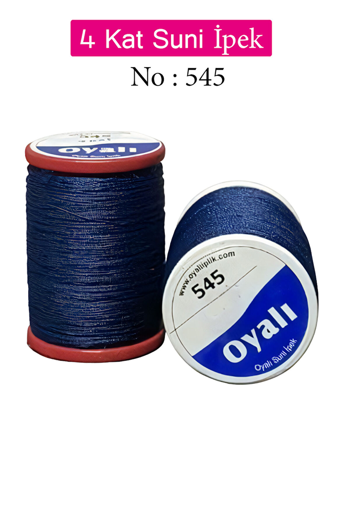 Oyalı 4 Kat Suni İpek İplik İğne Oyası Boncuk İpi Tığ Oyası No:545