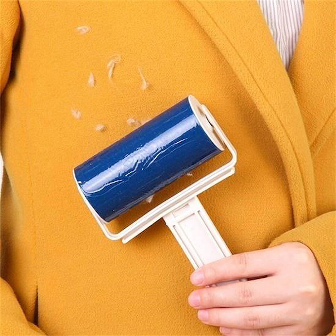 caselka® Yeni Nesil Yıkanabilir Pratik Tüy ve Toz Toplama  Rulosu Aparatı