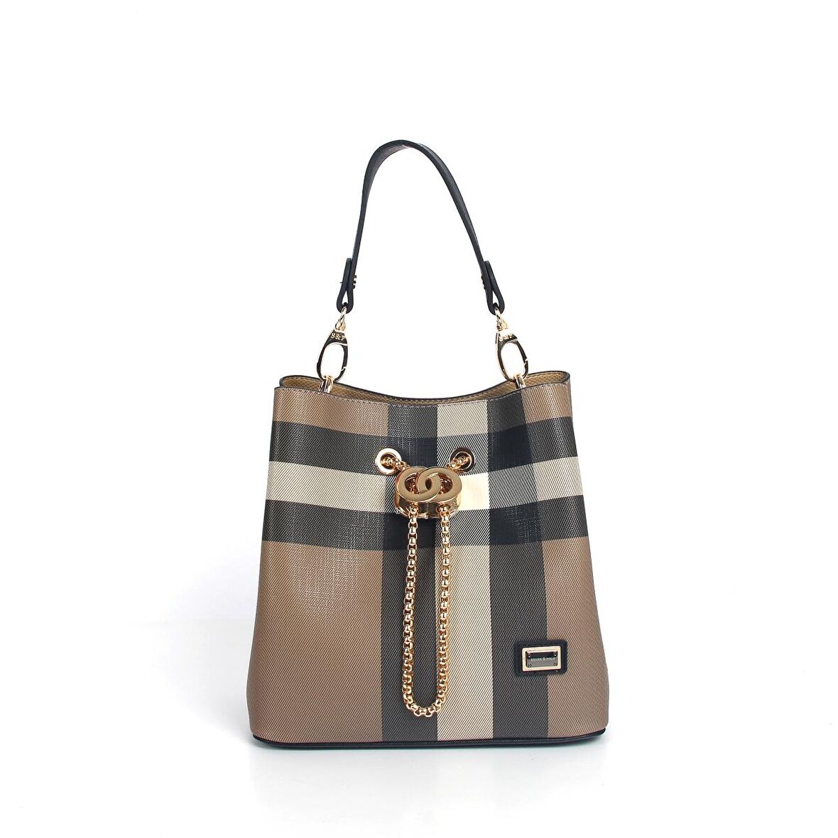 Kadın Postacı Çantası 967-33535 SİLVER POLO ÇAPRAZ Kadın ÇANTASI M80 KAHVE-MAT SİYAH