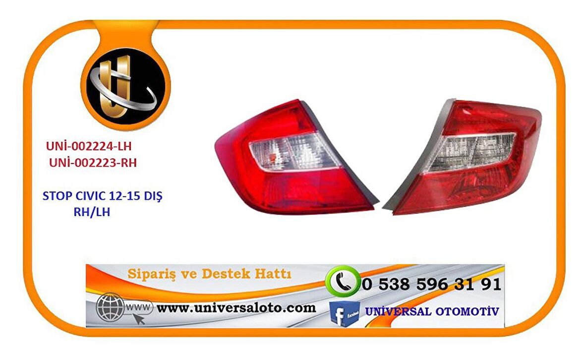 STOP CIVIC 12-15 DIŞ LH