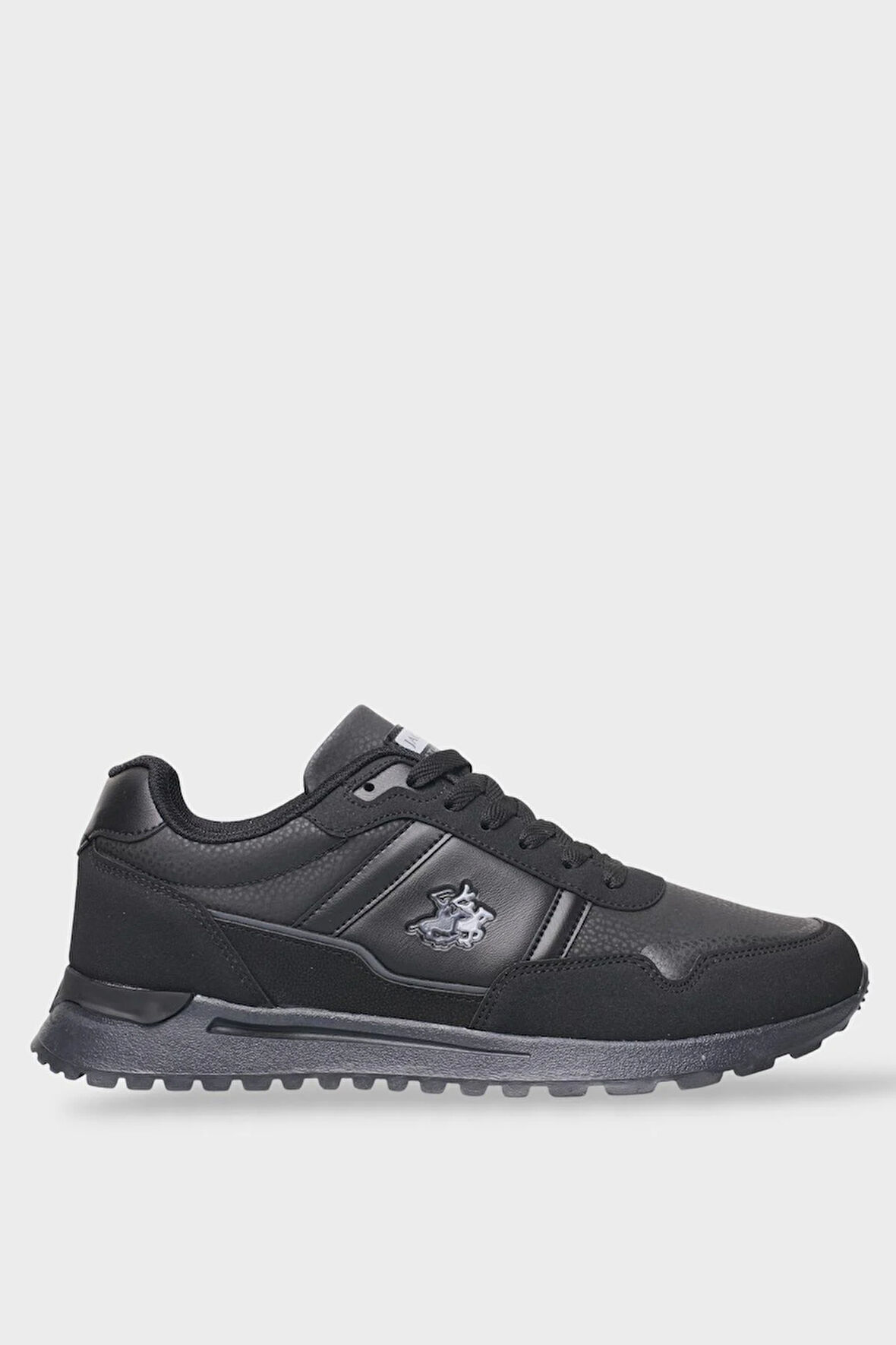 Erkek Ortopedik Cilt Günlük Yürüyüş Koşu Sneaker Spor Ayakkabı SİYAH