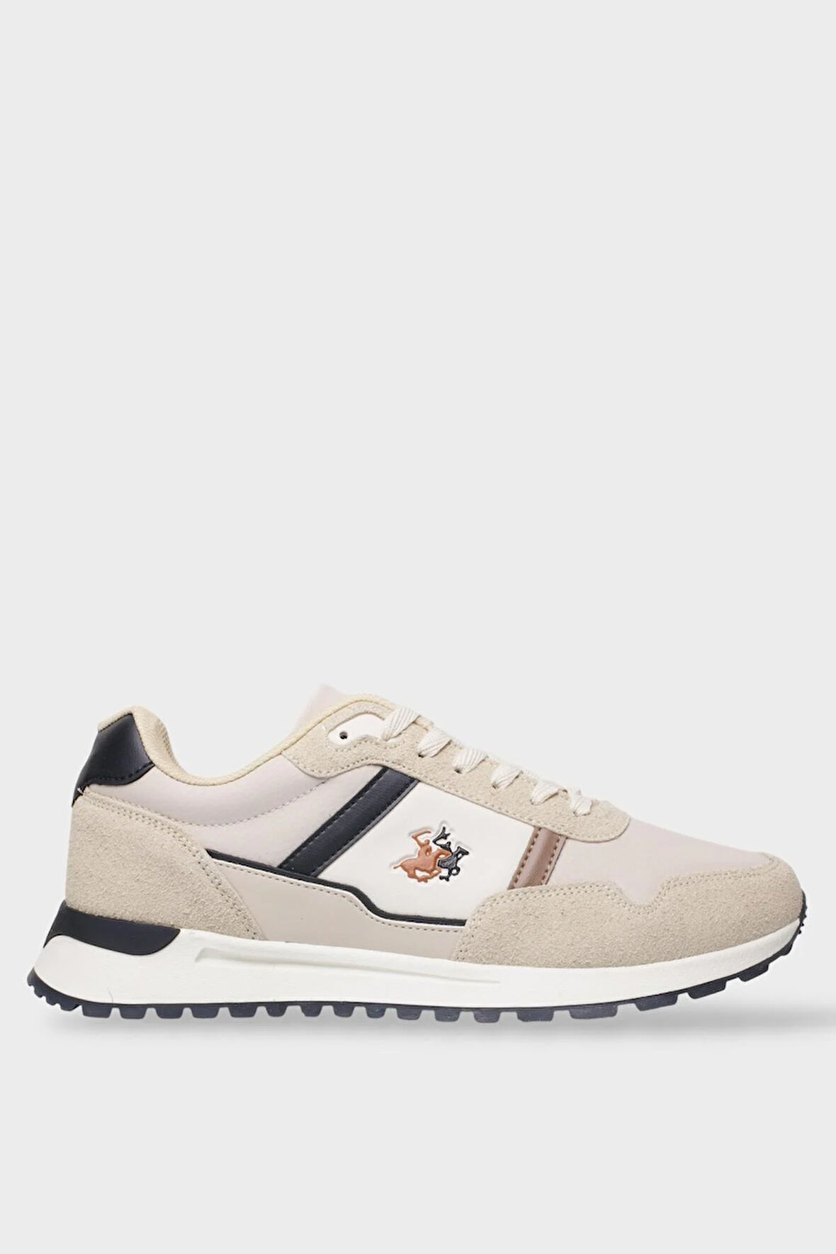 Erkek Ortopedik Cilt Günlük Yürüyüş Koşu Sneaker Spor Ayakkabı BEJ