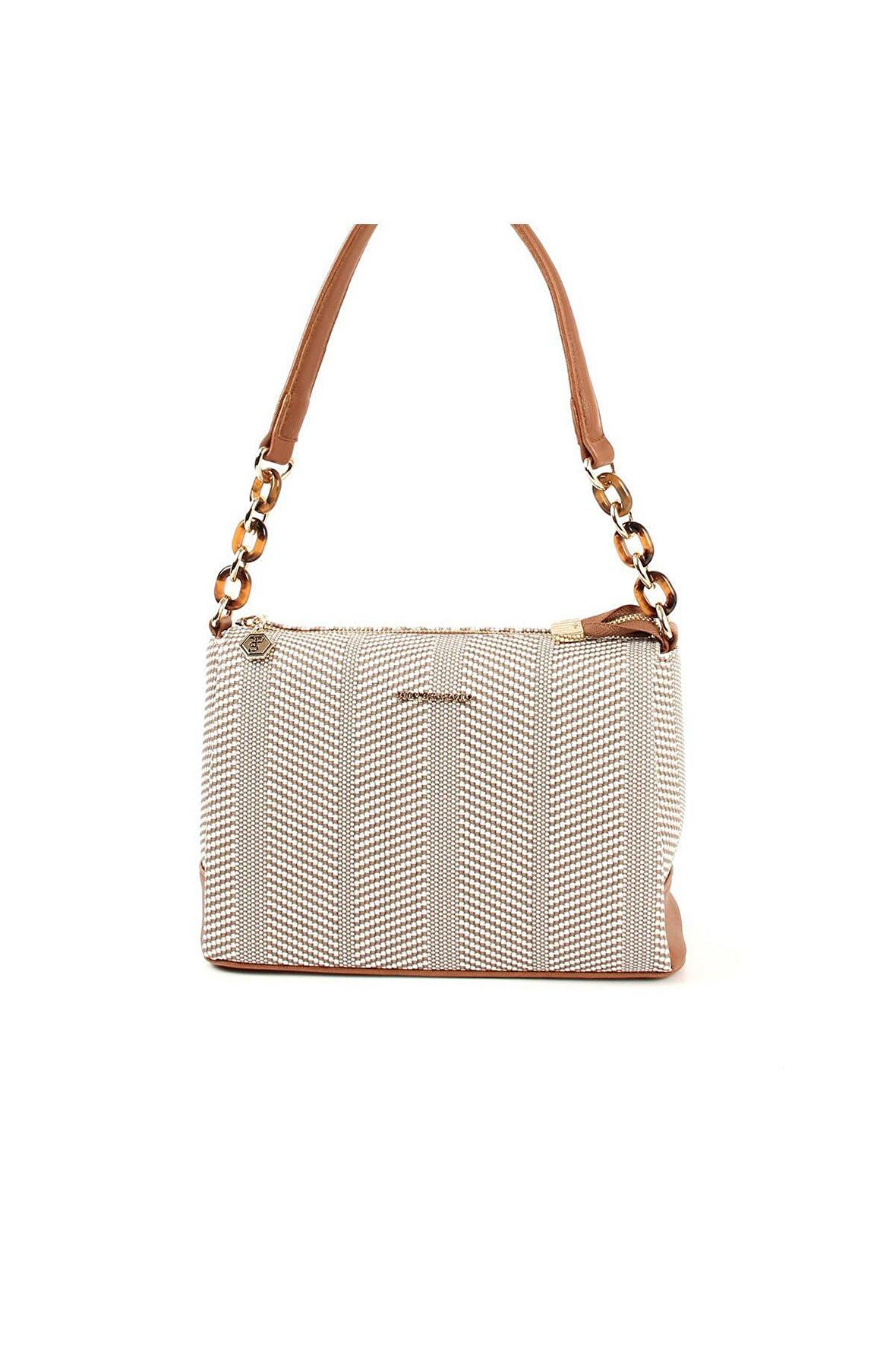 Kadın Postacı Çantası 910-33602 SİLVER POLO ÇAPRAZ Kadın ÇANTASI M132 BEJ-MAT TABA