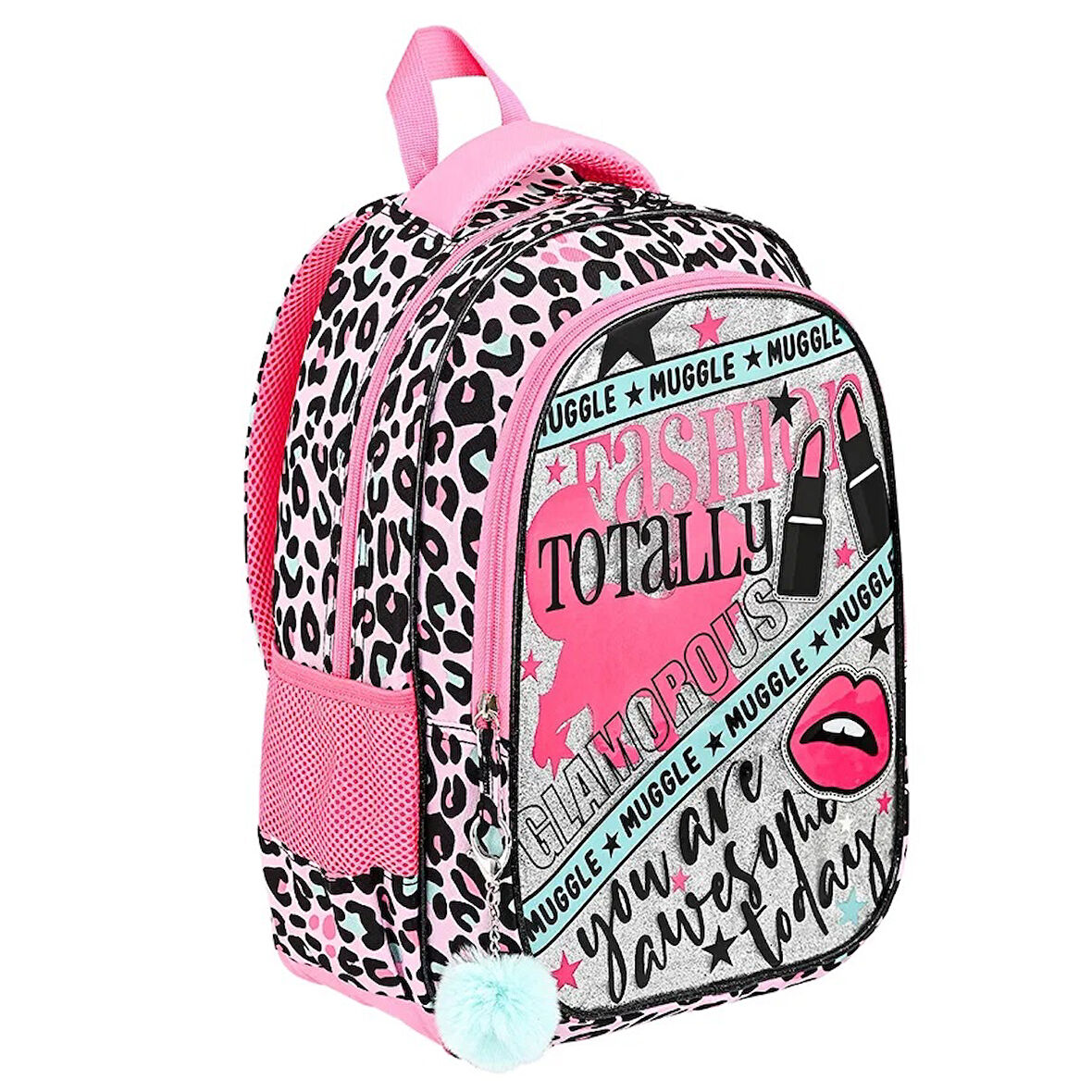 Muggle Mu-9074 Pink And Pink Koleksiyonu İlkokul Çantası
