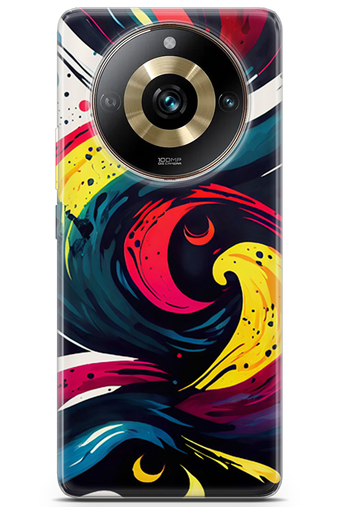 Realme 11 Pro Plus uyumlu Renkler 14 UV Lans Derin Renk Siyah