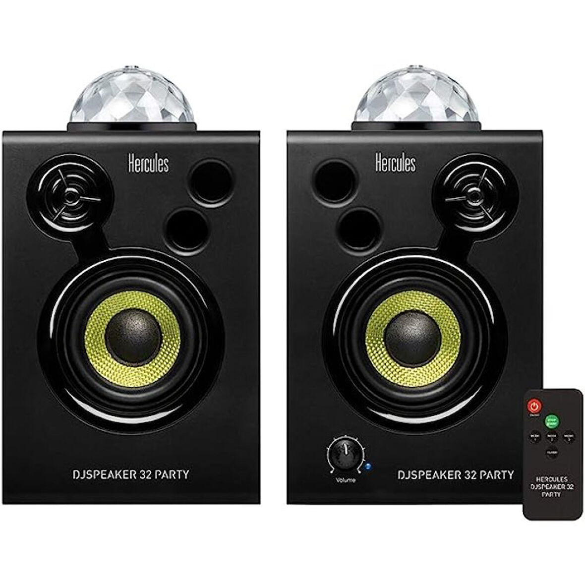 Hercules DJSpeaker 32 Party 15-Watt RMS monitor speakers