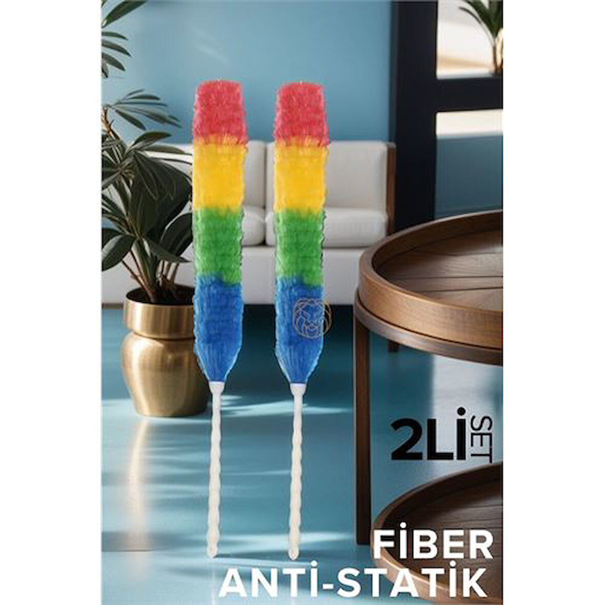 Findit 2 li SET Fiber Toz Alma Püskülü California Design