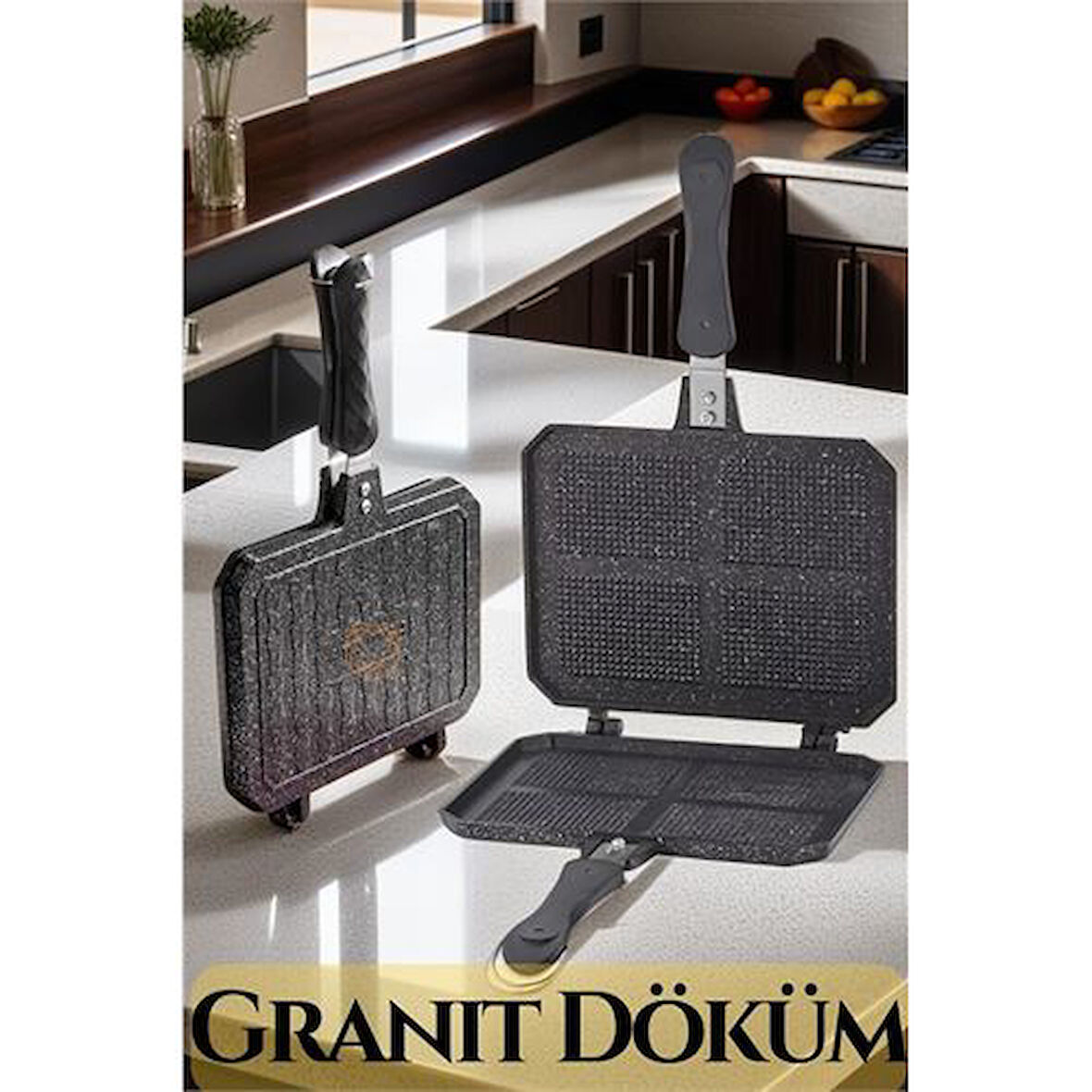 Findit Granit Döküm Tost Makinesi