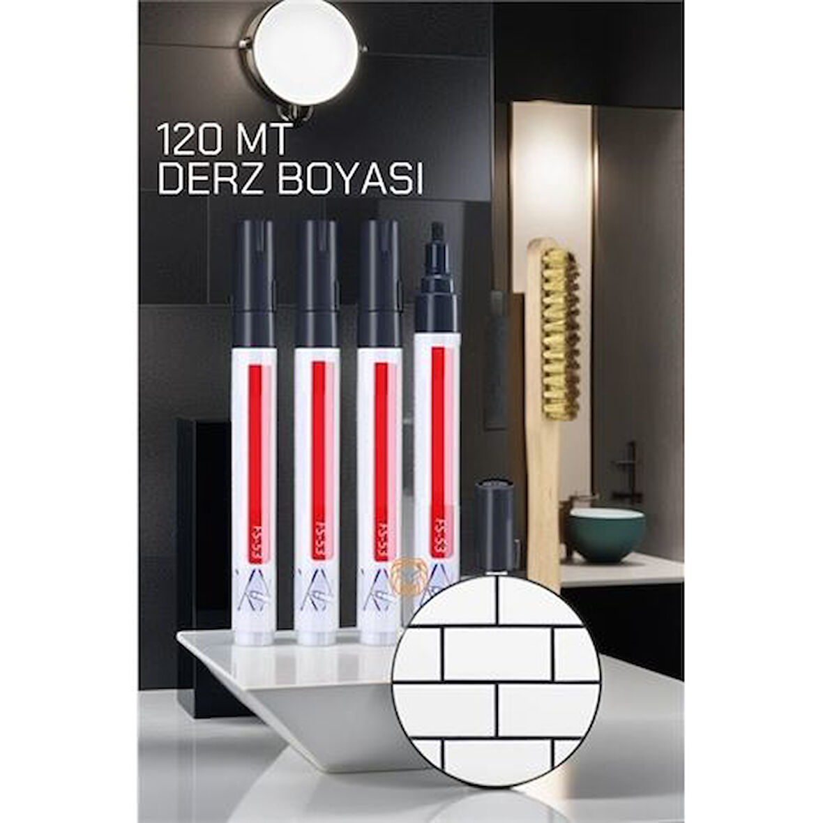 Findit SİYAH Derz Boyası 120 Metre