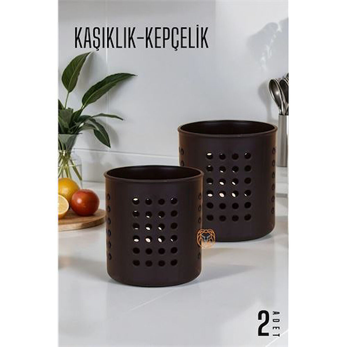 Findit Kaşıklık Organizer 2 li SET SİYAH C.Bindschedler Design