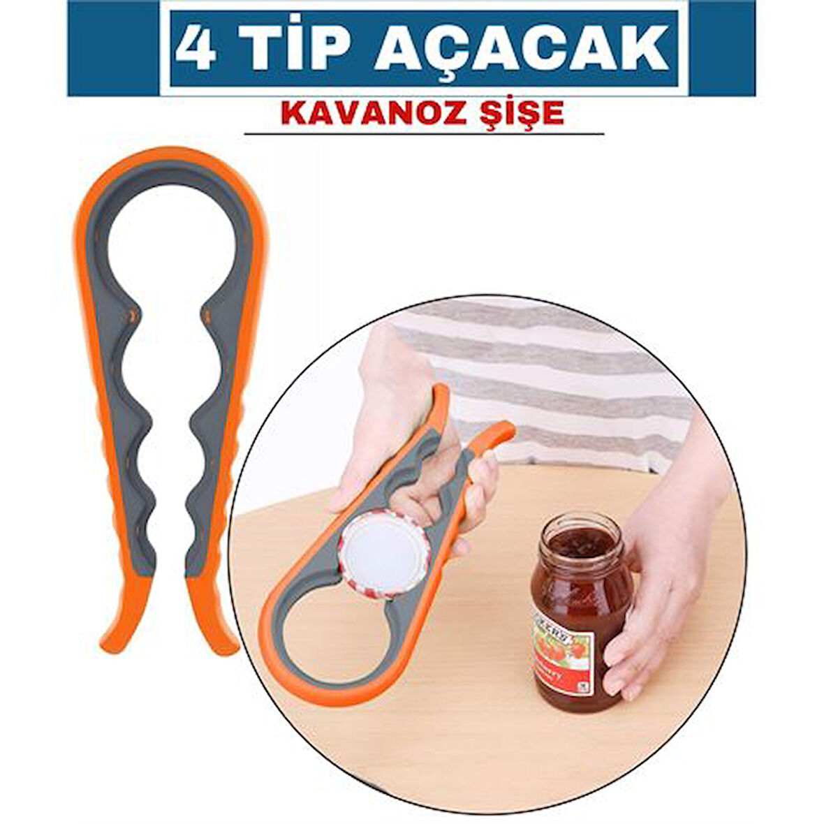 Findit Wangsness 4 Tip Kavanoz Şişe Açacağı 330840