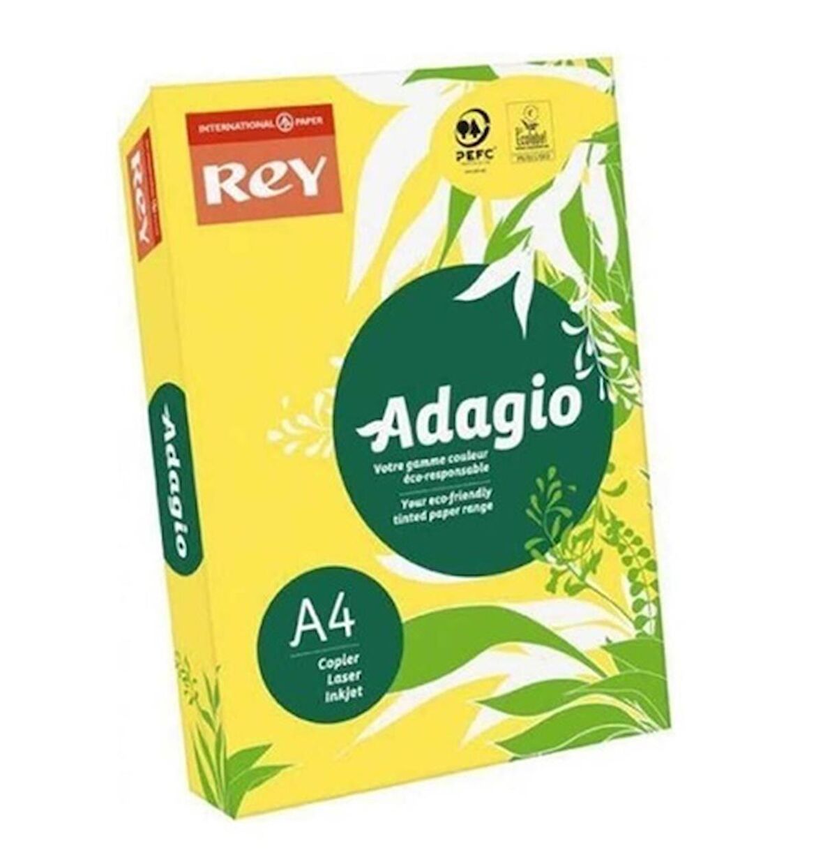 Rey Renkli Fotokopi Kağıdı A4 80 Gr 500Lü Limon Sarı