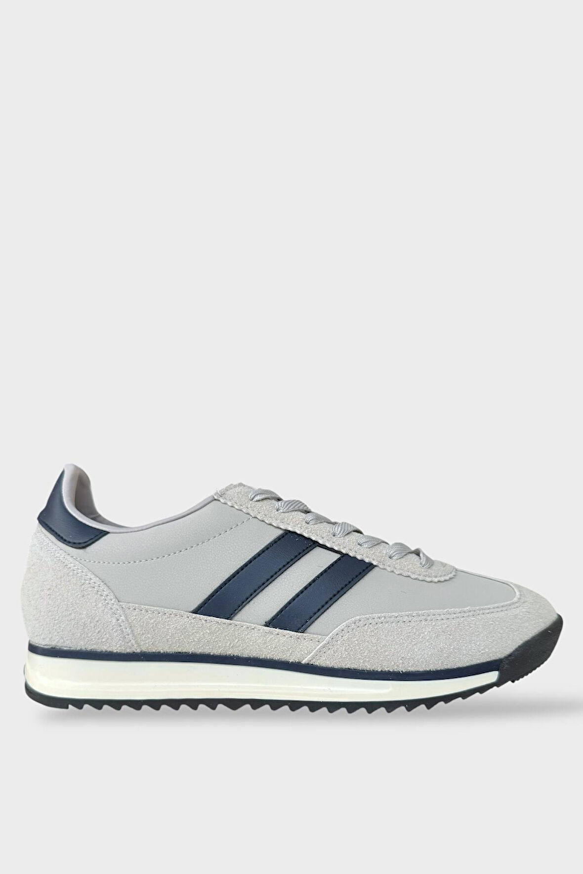 Erkek Cilt Günlük Rahat Spor Ayakkabı  GRİ - LACİVERT