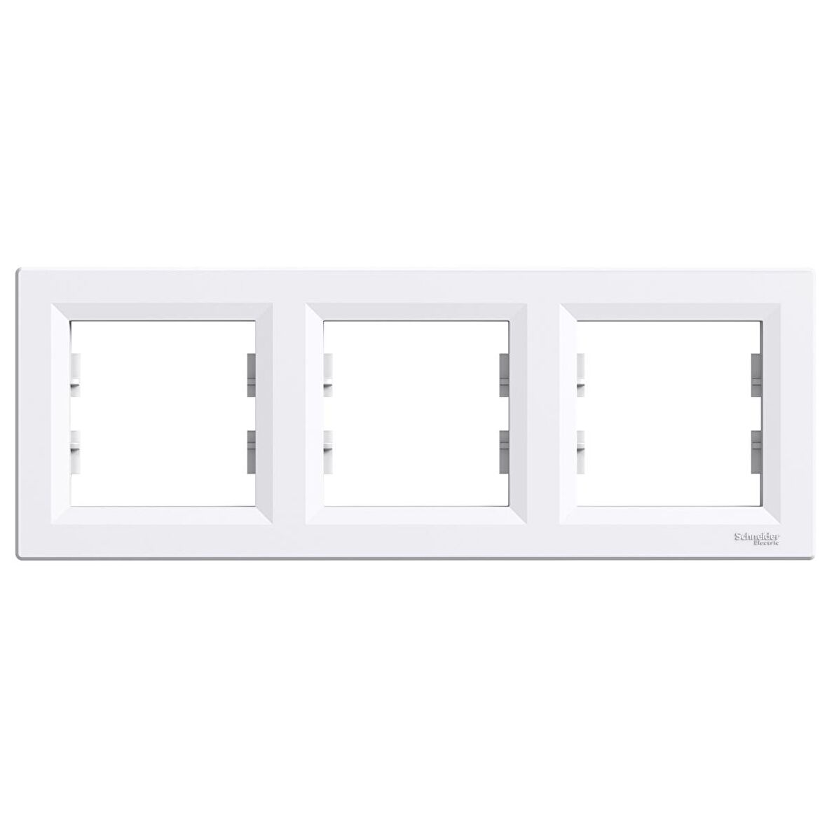 Schneider Eph5800321 Asfora Beyaz Üçlü Yatay Çerçeve