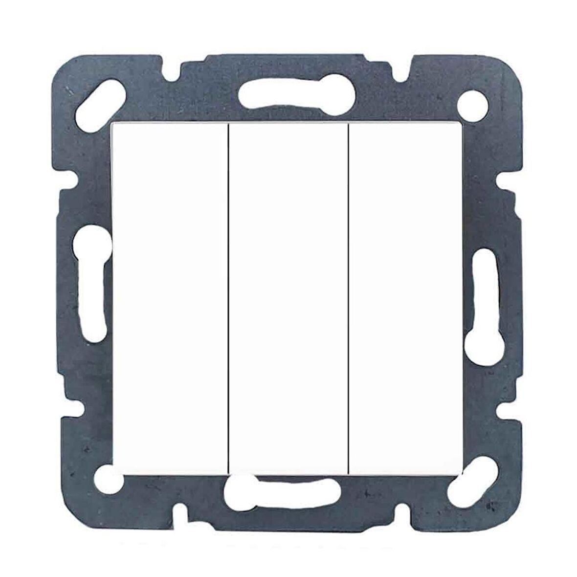 Viko Karre Beyaz Üçlü Anahtar Mek. - 12 Adet