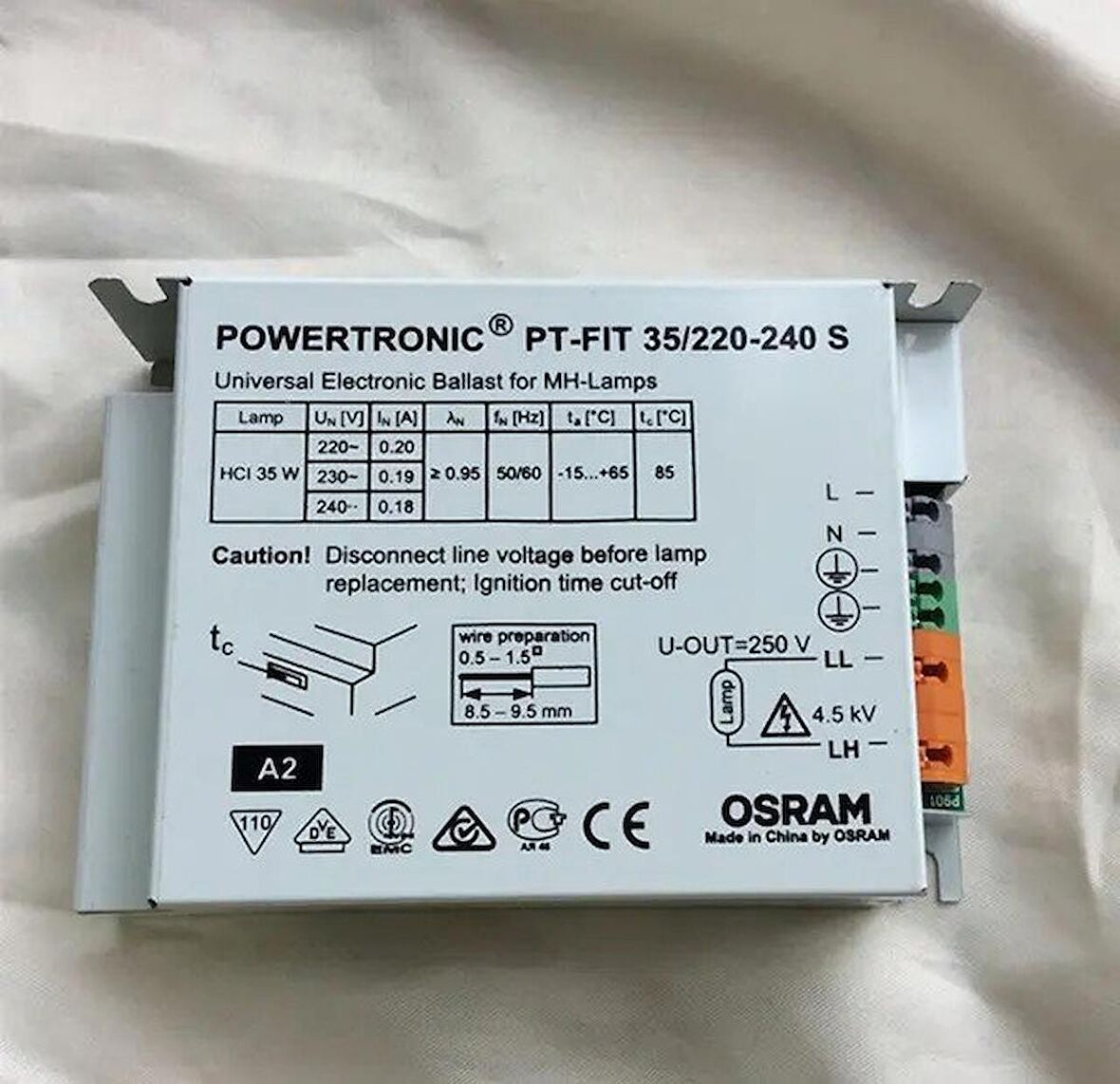 Osram POWERTRONIC PT-FIT 35/220-240-S 35W Elektronik Balast