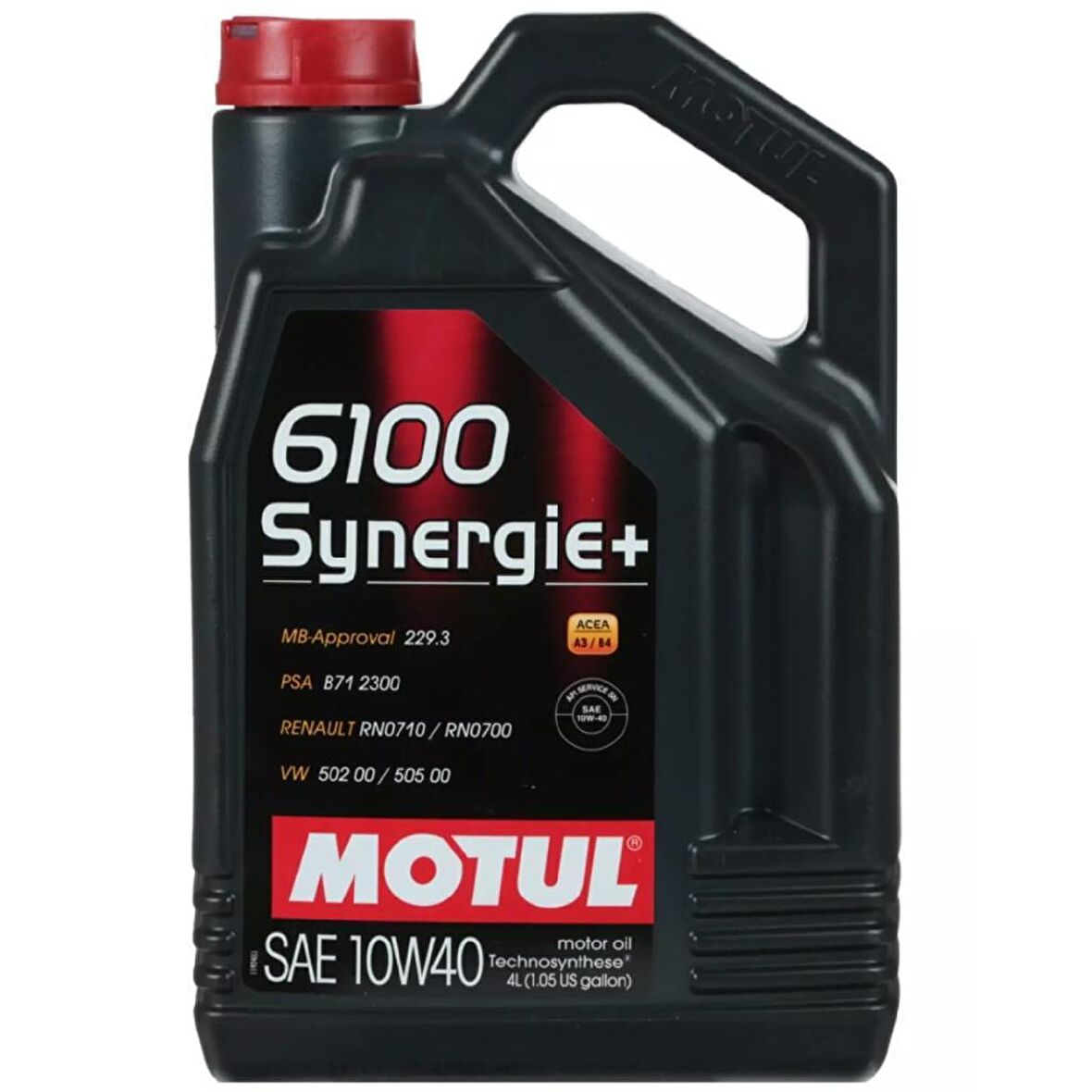 Motul 6100 Synergie+ 10w40 4 Litre Technosynthese Motor Yağı