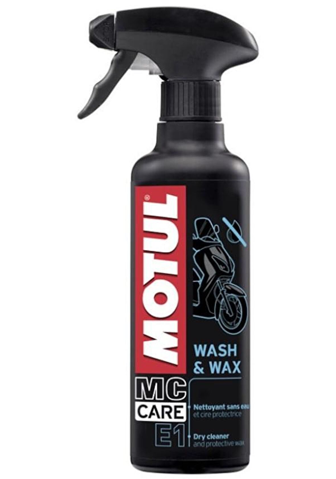 Motul Mc Care E1 Wash & Wax Motosiklet Temizleme Spreyi 400 Ml.