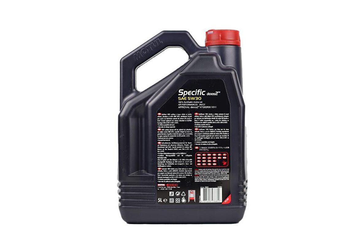 Motul Specific Dexos2 5W-30 Sentetik 5 lt DPF Benzin-Dizel Motor Yağı 