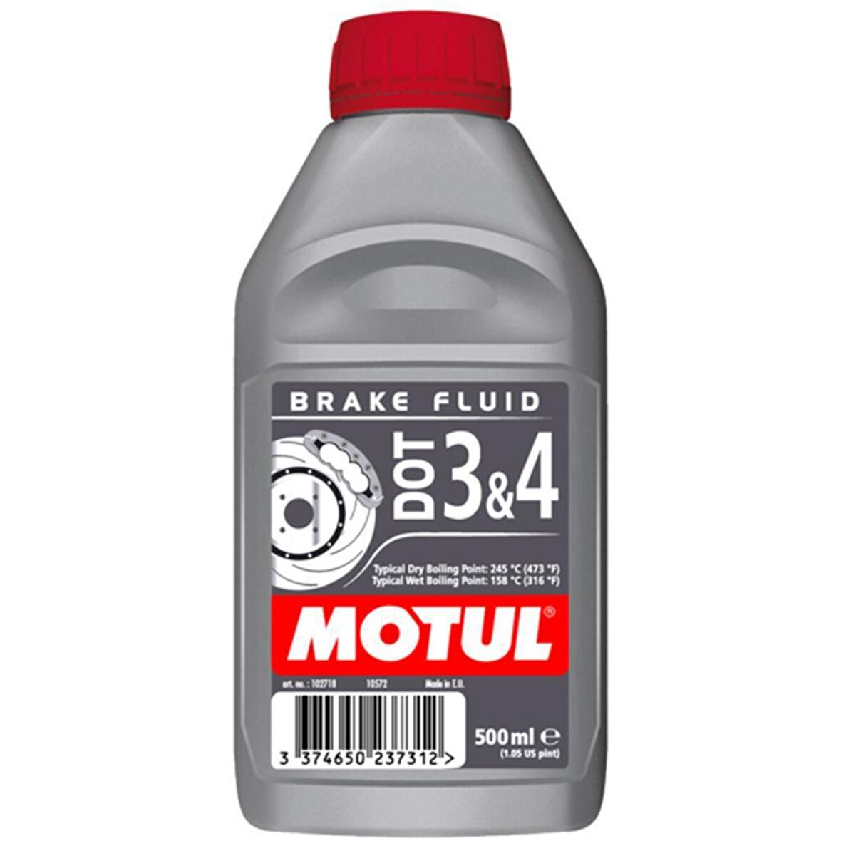 Motul Dot 3 & 4 Fren Hidrolik Yağı 500 ml