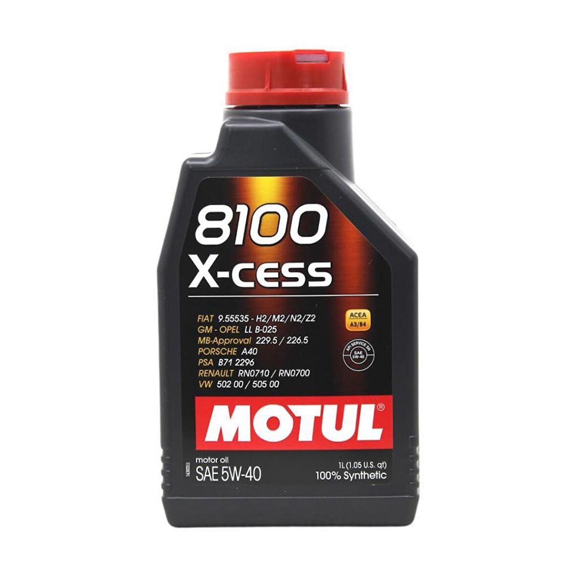 Motul 8100 X-cess 5W-40 1 Lt Tam Sentetik Motor Yağı