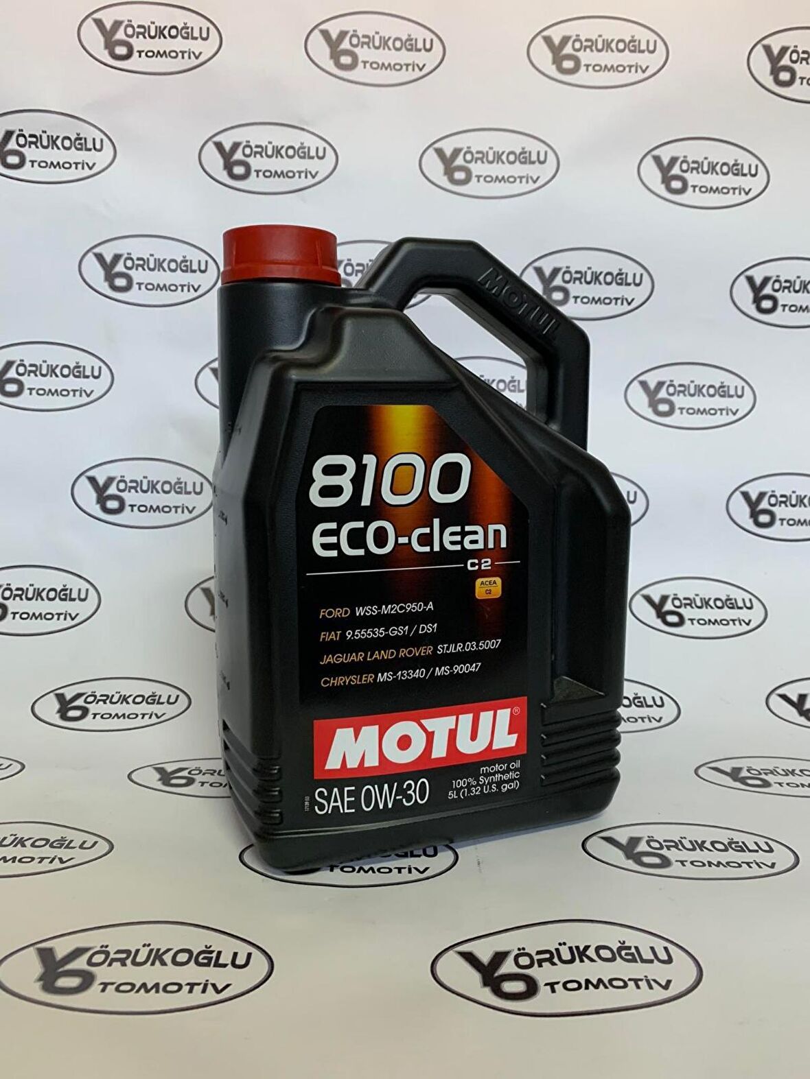 Motul 8100 Eco Clean 0W-30 Technosynthese 5 lt Benzin-Dizel Motor Yağı Üretim:2022 