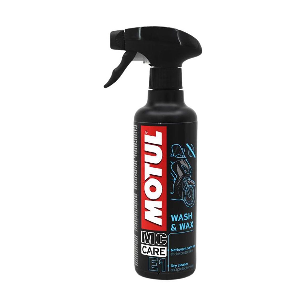 Motul E1 Wash & Wax 400 ML Susuz Temizlik ve Koruma Cilası