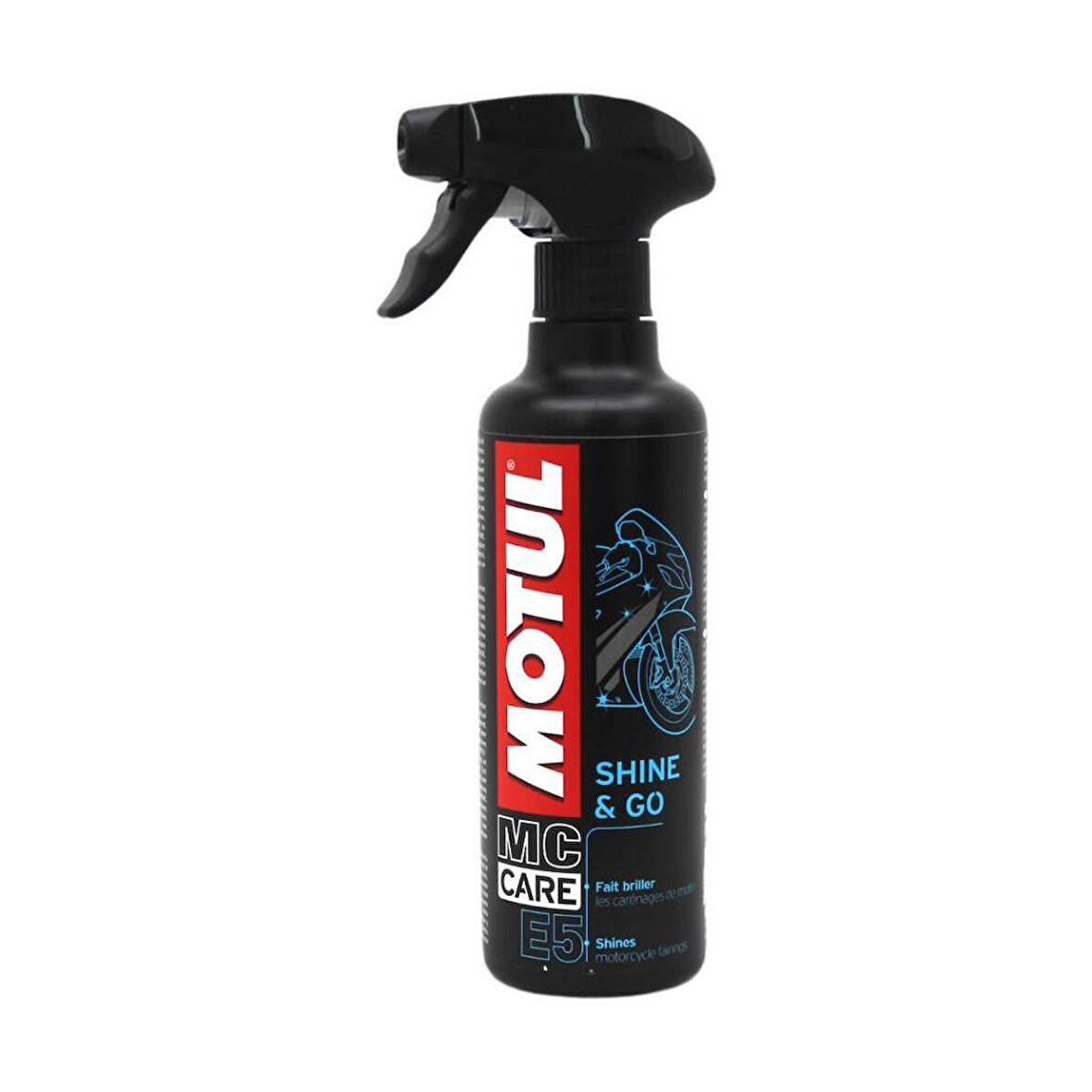 Motul E5 Shine & Go 400 ML Hızlı Cila ve Parlatıcı Sprey