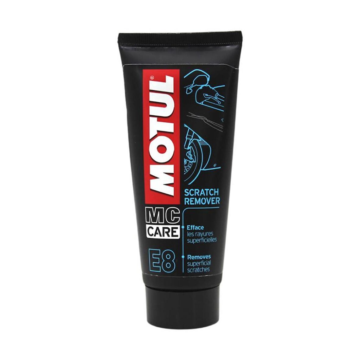 Motul E8 Scratch Remover 100 ML Çizik Giderici Pasta Krem
