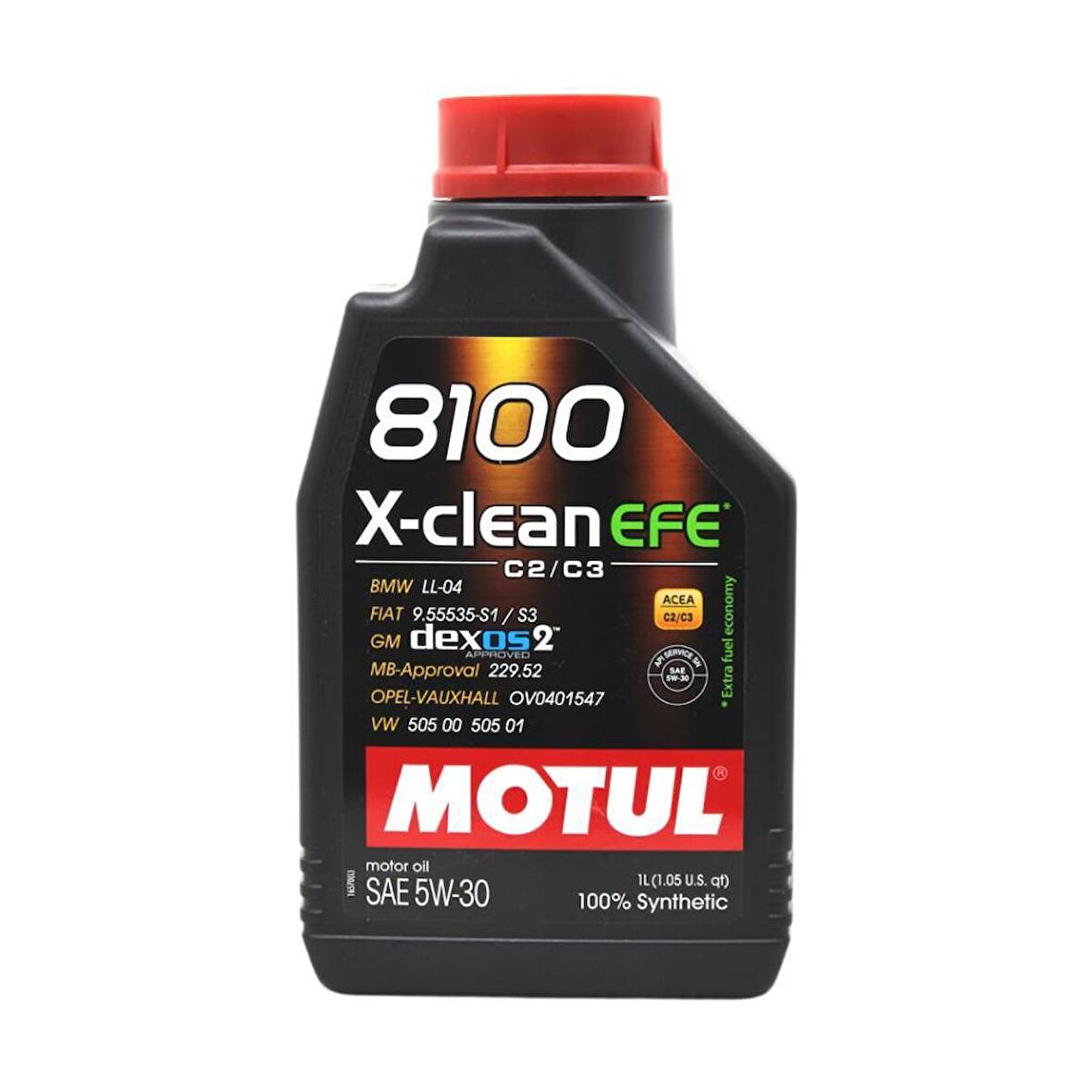 Motul 8100 X-Clean EFE 5W-30 1 Lt Tam Sentetik Motor Yağı