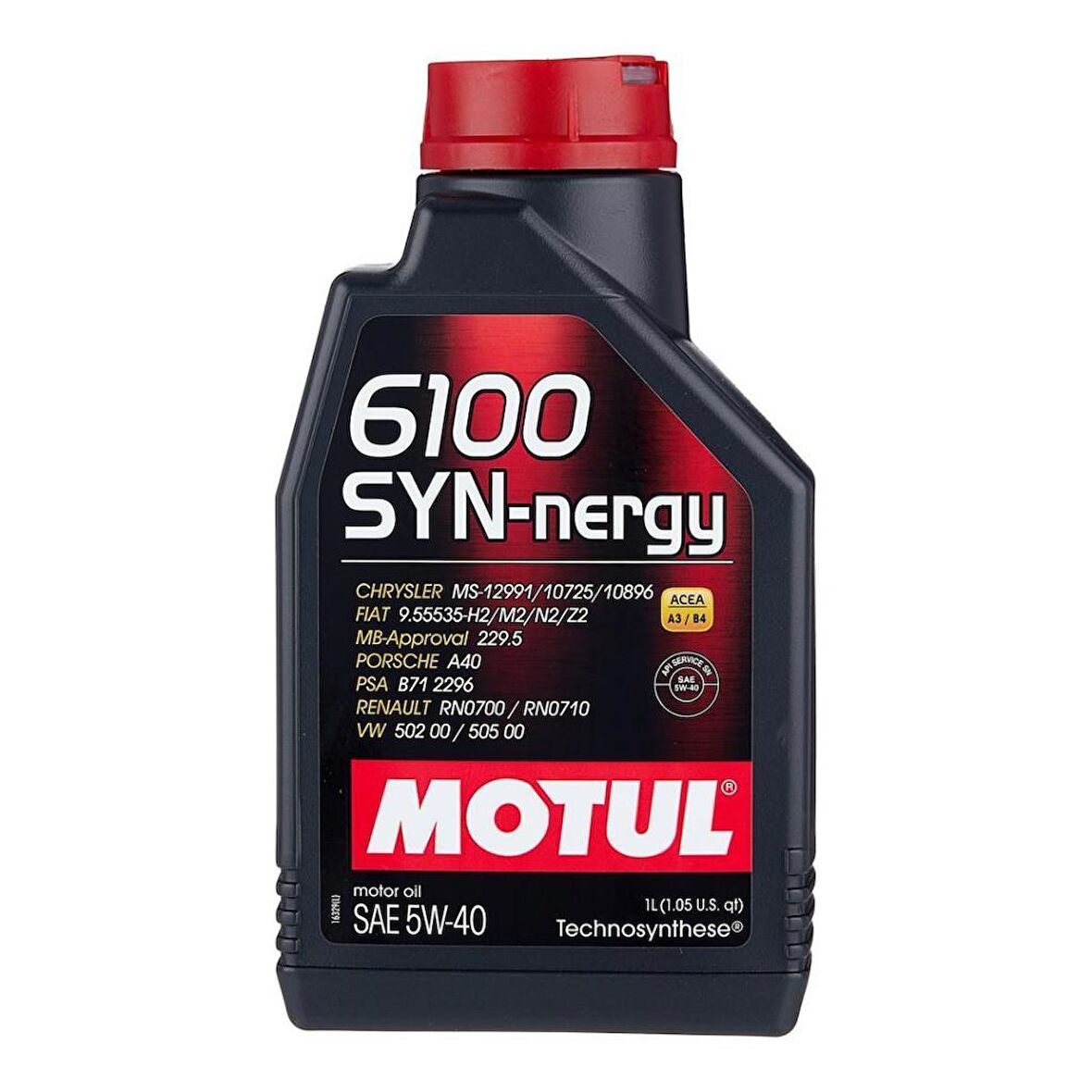 Motul 6100 SYN-Nergy 5W-40 1 Lt Dizel Benzinli Motor Yağı