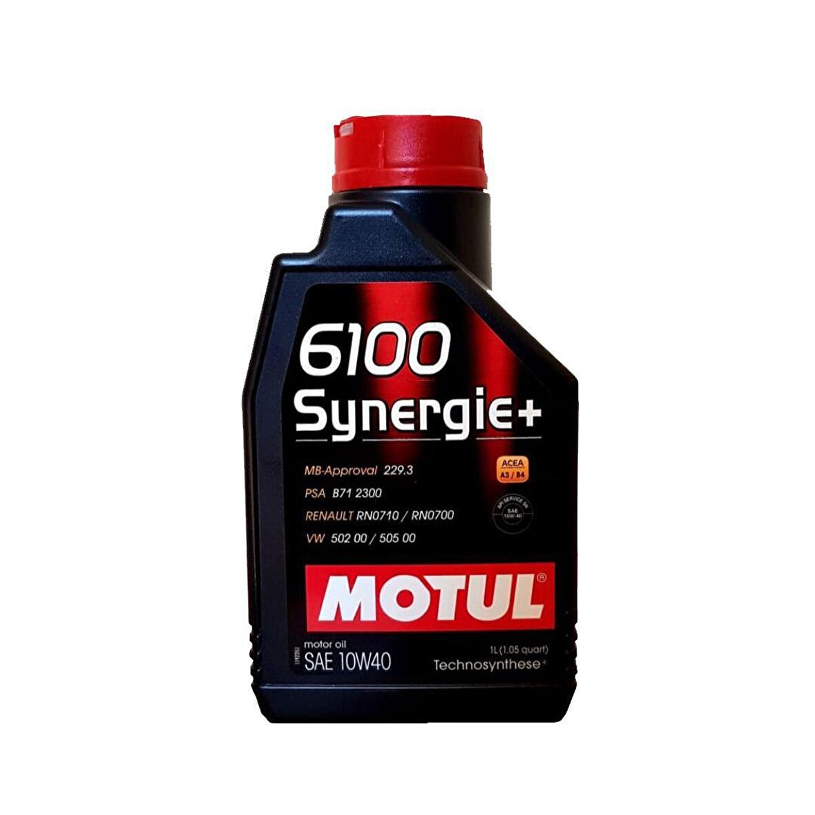 Motul 6100 Synergie 10W-40 Technosynthese 1 lt Benzin-Dizel Motor Yağı Üretim:2021 