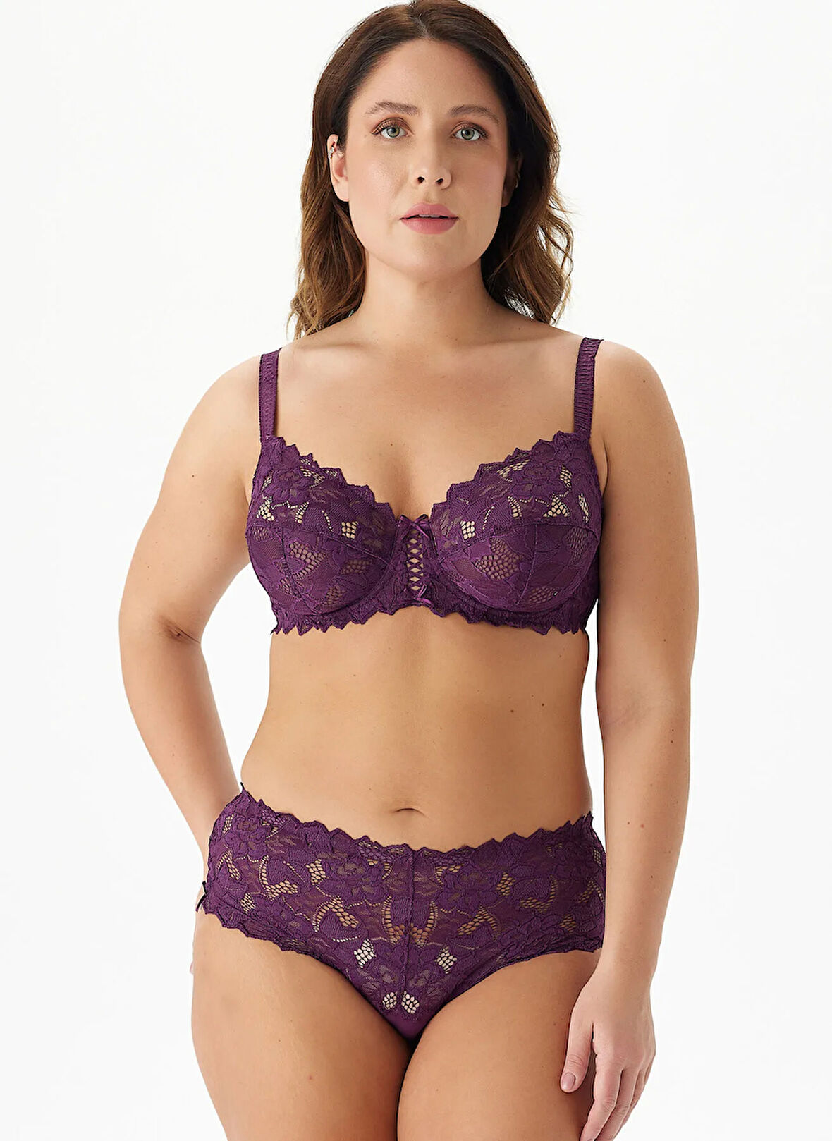 Sans Complexe Mor Balenli Sütyen 70564 SANS