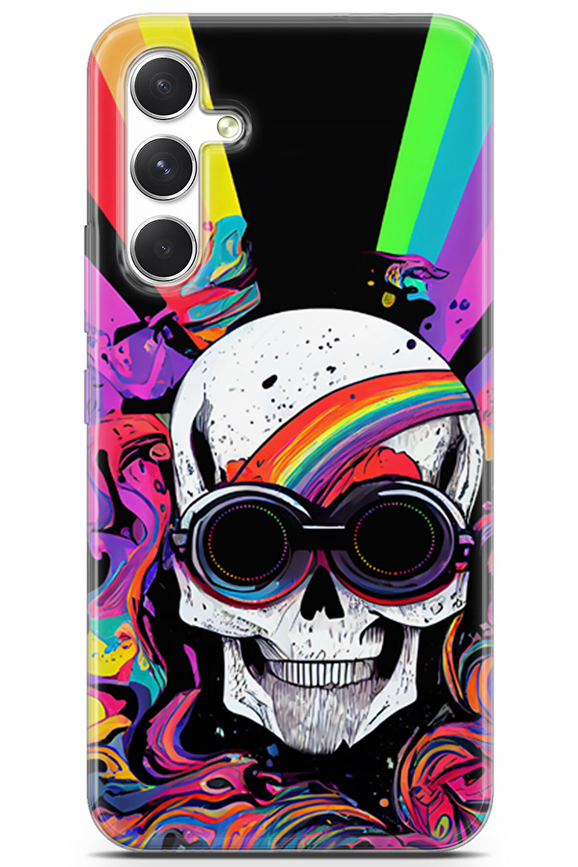 Samsung Galaxy A54 5G uyumlu Renkler 5 UV Lans Acid Kurukafa