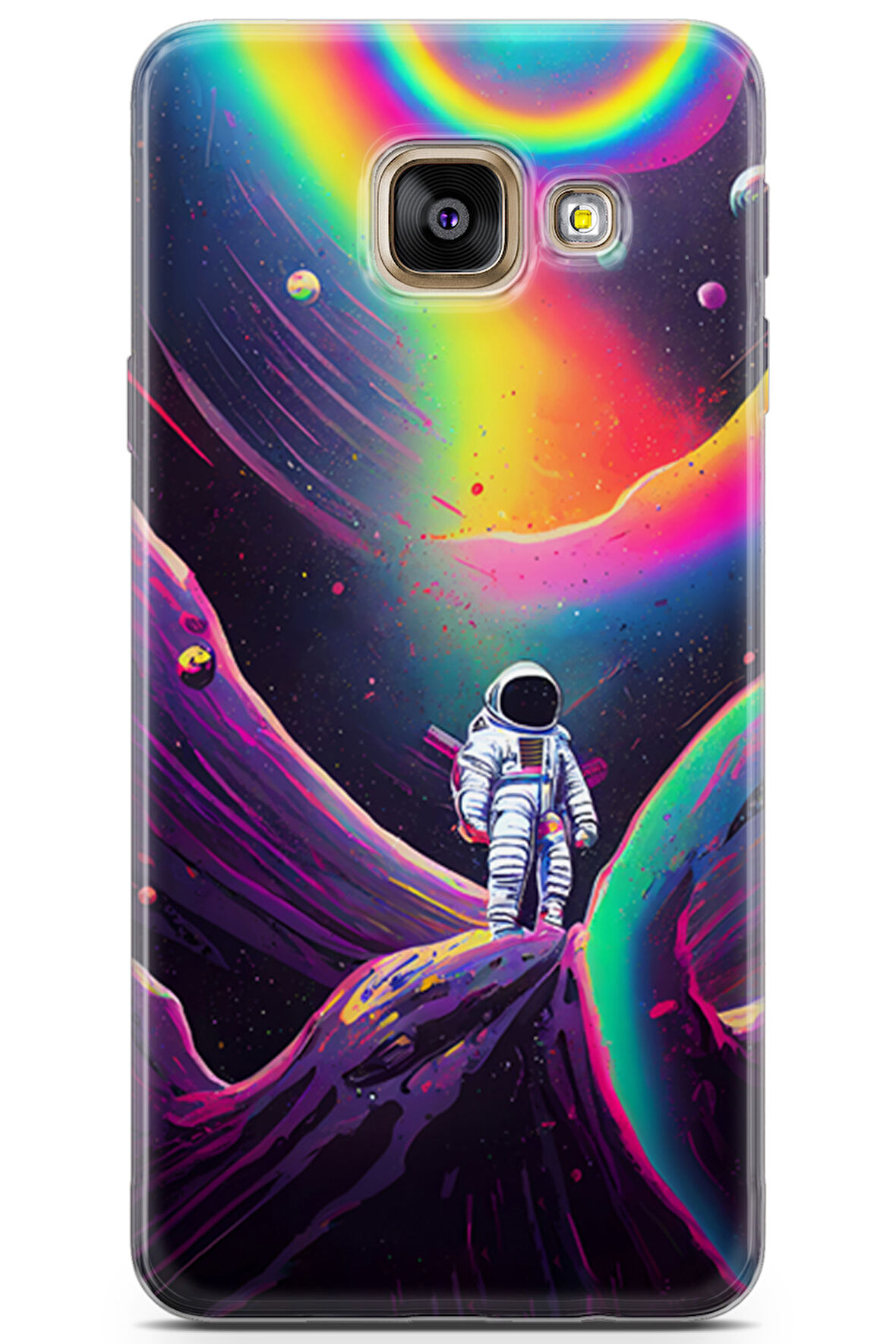 Samsung Galaxy A3 2016 uyumlu Renkler 6 Koruma Kılıfı Gezegen Renk