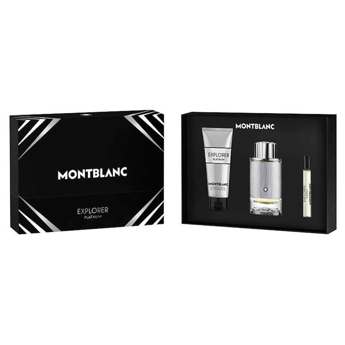 Montblanc Explorer Platinum Edp 100 Ml + Shower Gel 100 Ml + Edp 7,5 Ml
