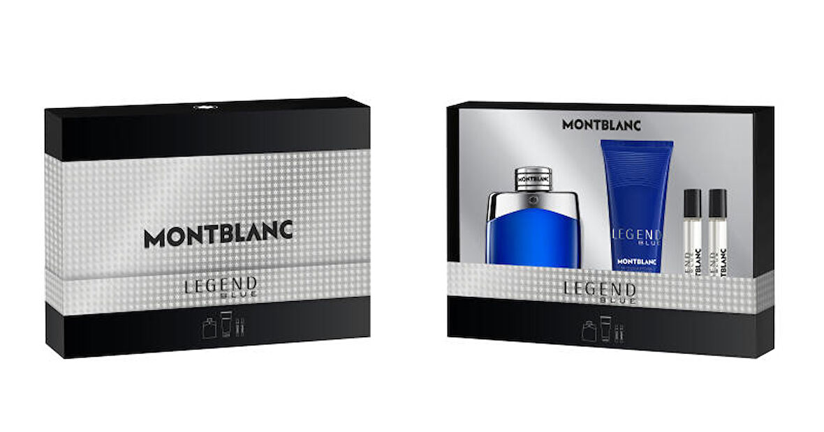 Montblanc Legend Blue Edp 100 Ml + Shower Gel 100 Ml + Edp 7,5 Ml
