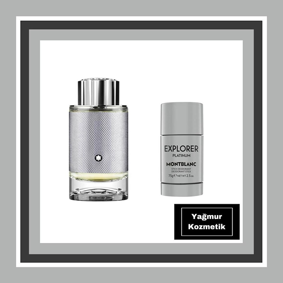 Mont blanc Explorer Platinum EDP 100ml X Deodorant 75 G Stick