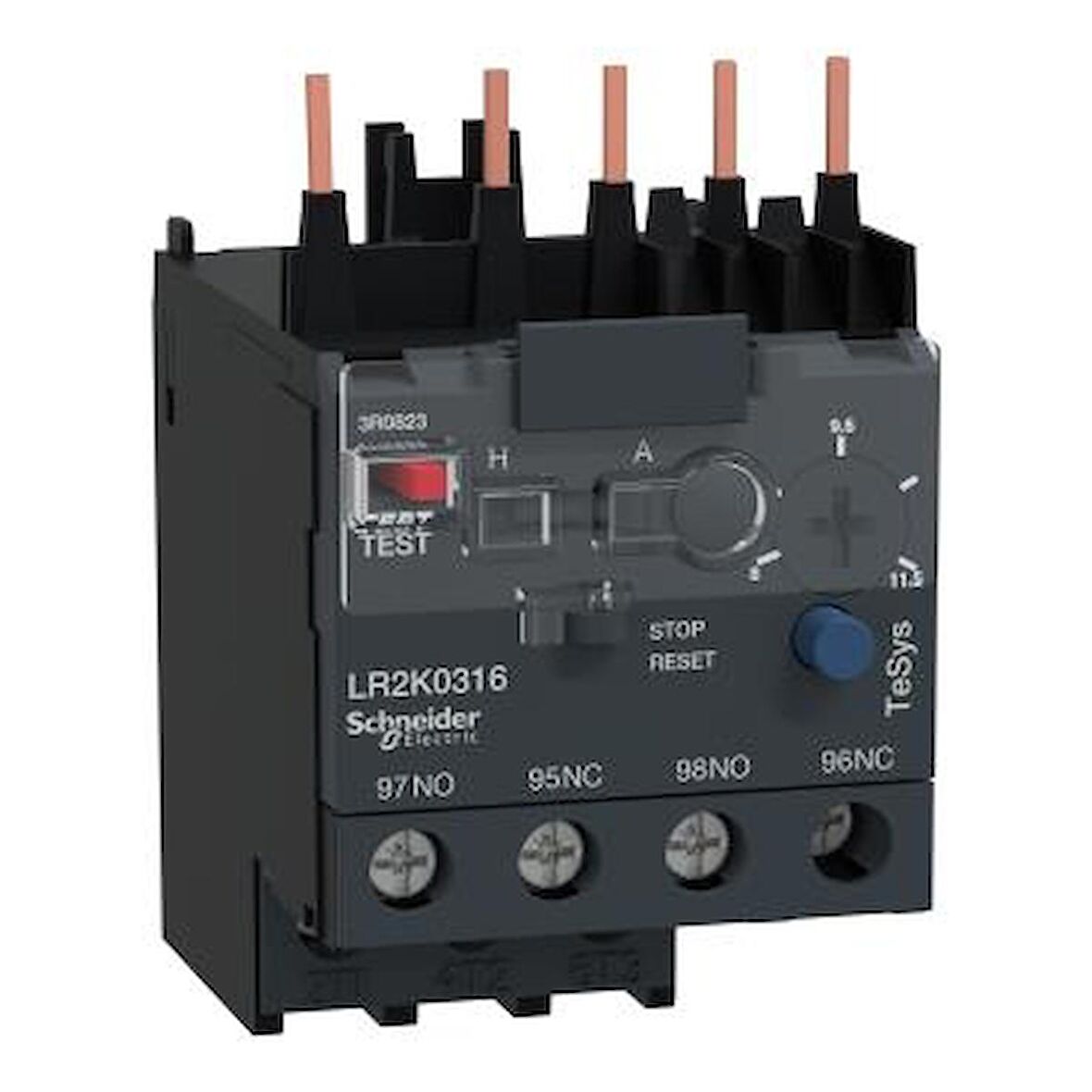 LR2K0316 TeSys K - diferansiyel termal aşırı yük röleleri - 8...11,5 A - sınıf 10A