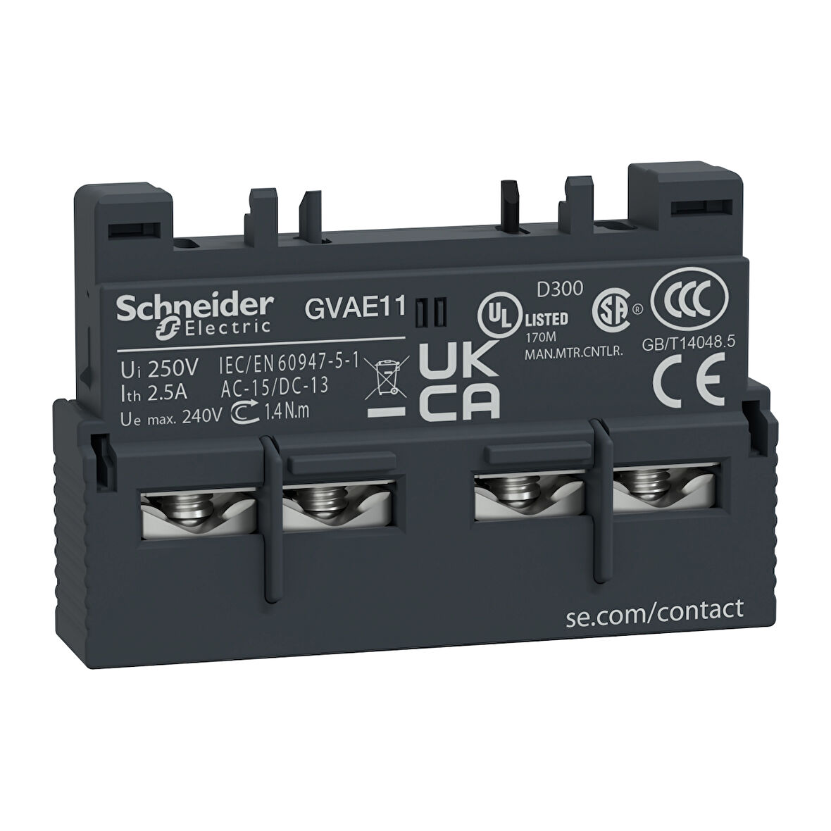 Schneider Electric GVAE11 1NA/1NK Motor Koruma Yardımcı Kontak