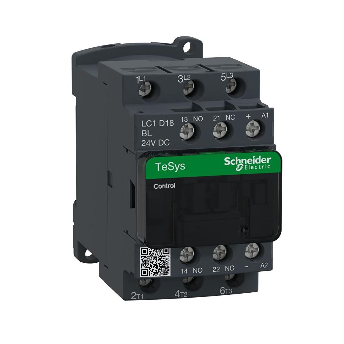 LC1D18BL TeSys D Kontaktör - 3P(3 NA) - AC-3 - &lt;= 440 V 18 A - 24 V DC Bobin