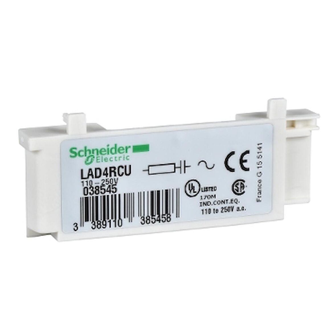 Schneıder,24-48Vac Rc Filtre Lc1D09…D38 Lad4Rce